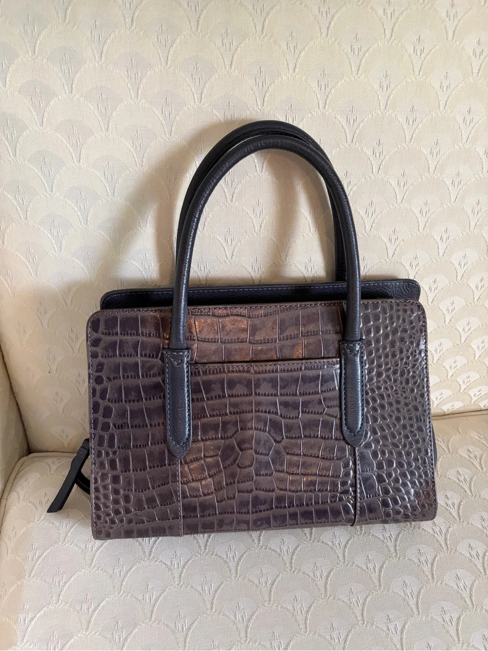 RADLEY LONDON Brown Crocodile Handbag